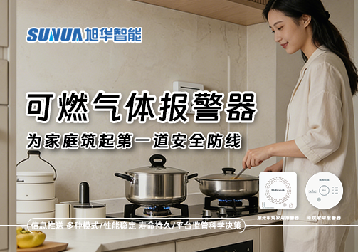可燃气体报警器，为家庭筑起第一道安全防线！